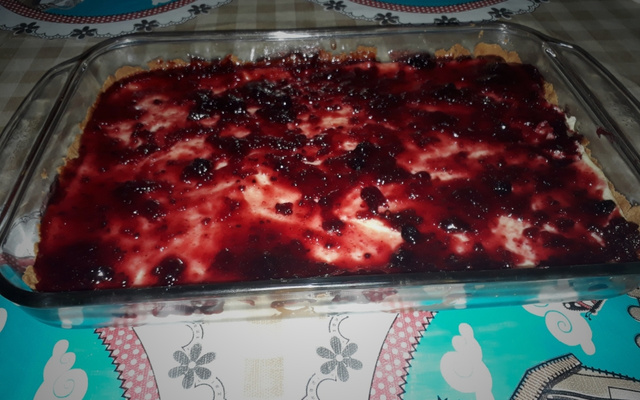 Cheesecake de travessa
