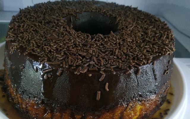 Bolo de cenoura e brigadeirão