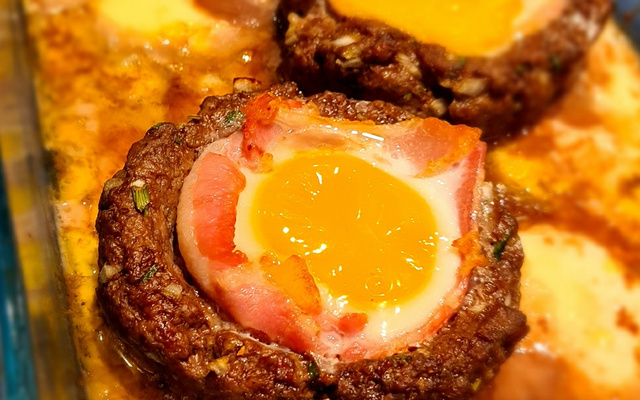 Buraco de carne moída 