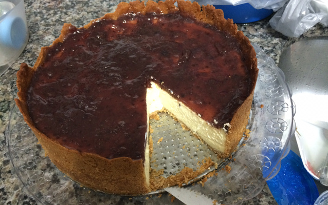 Cheesecake de amora