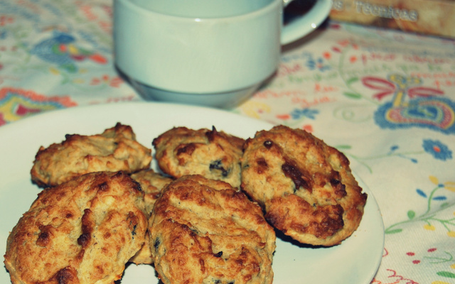 Cookie de aveia com banana