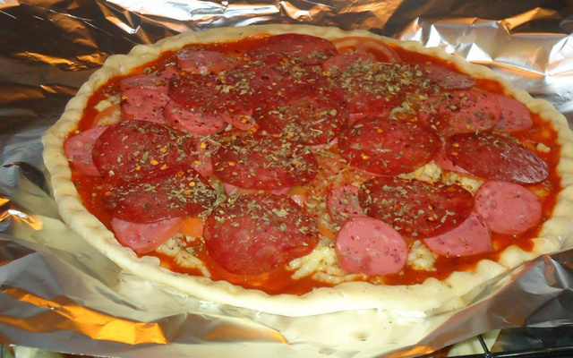 Massa de pizza da Elaine