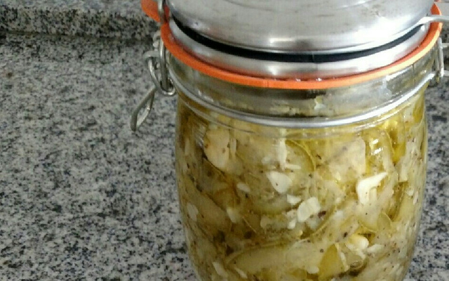 Abobrinha em conserva