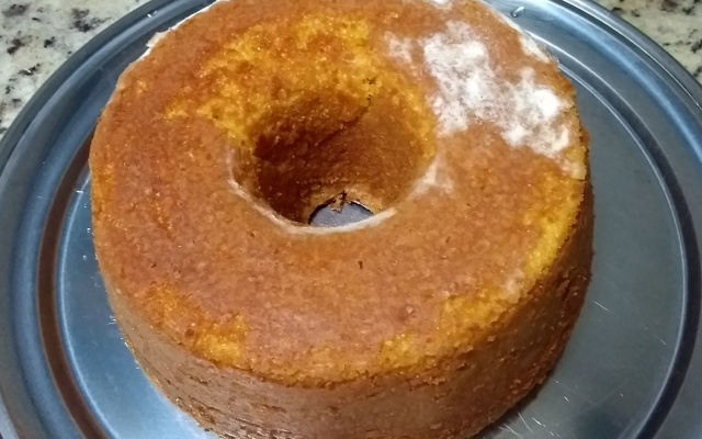Bolo de milho de liquidificador (super prático)