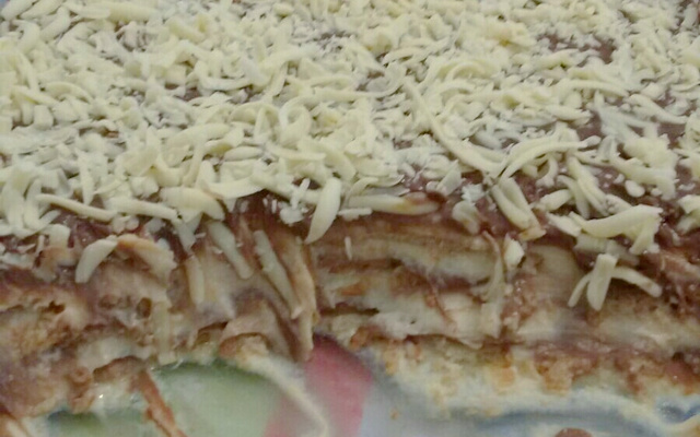 Pavê de baunilha e chocolate