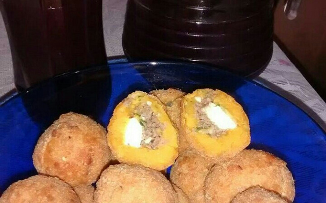 Massa saborosa para salgados fritos