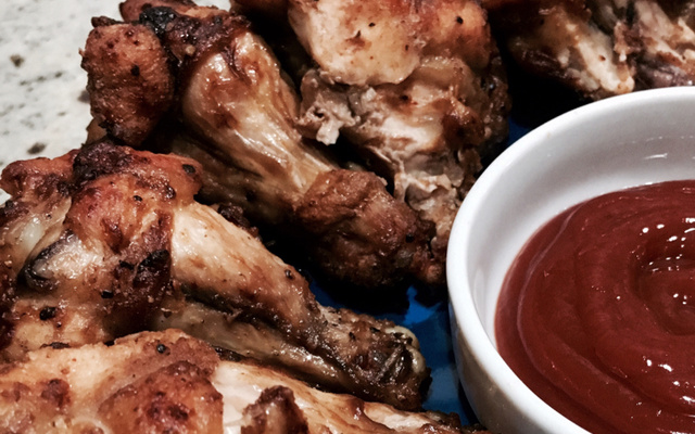 Hot smoked wings no Airfryer