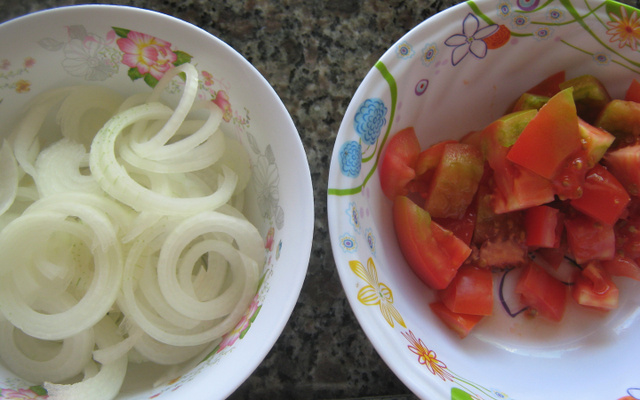 Fígado acebolado de porção