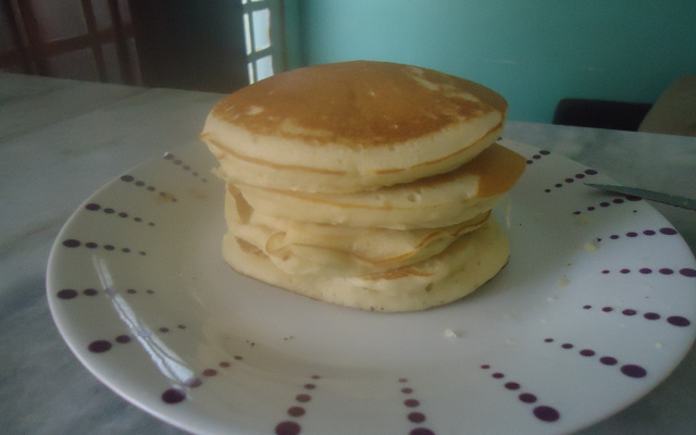 Massa básica de panqueca americana