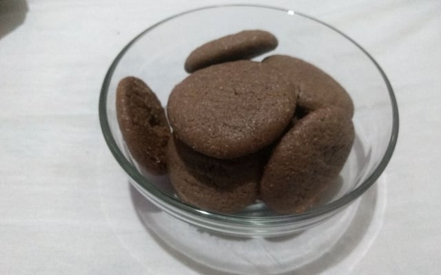 Biscoito amanteigado de chocolate