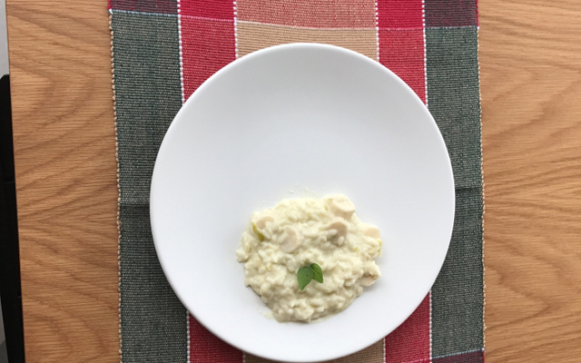 Risoto de alho poró fácil e gostoso