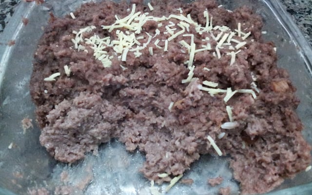 Carne moída para microondas