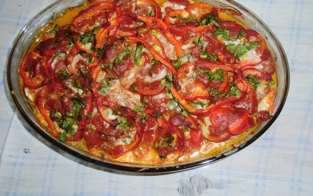 Filé de peixe ao forno