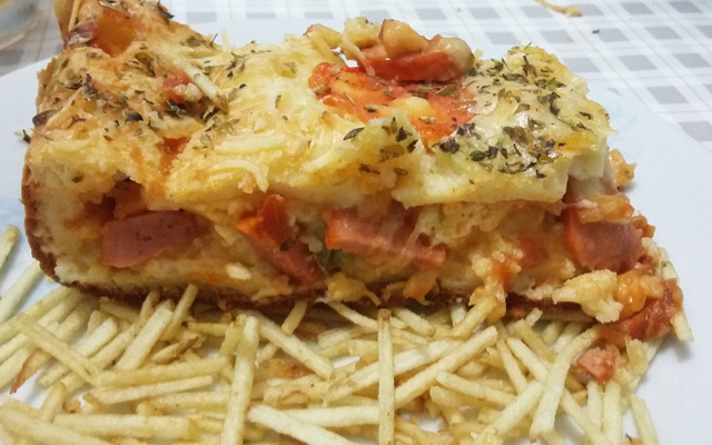 Hot Dog de forno para as férias da criançada