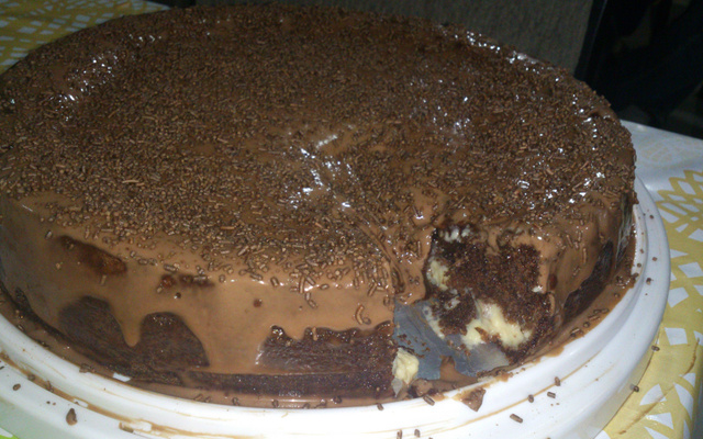 Bolo bomba de chocolate