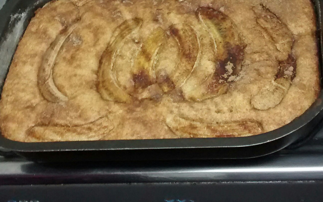 Bolo de banana (sem ovo)