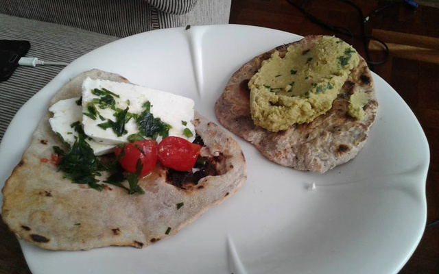 Pão indiano chapati