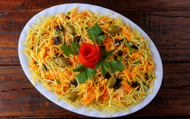 Salpicão de Frango Natalino