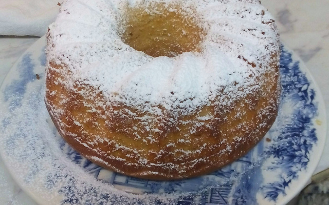Bolo de baunilha