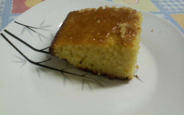 Bolo de laranja molhadinho