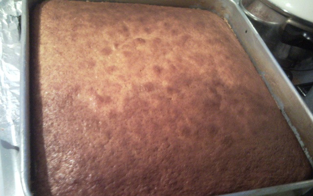 Bolo de farinha láctea e canela econômico