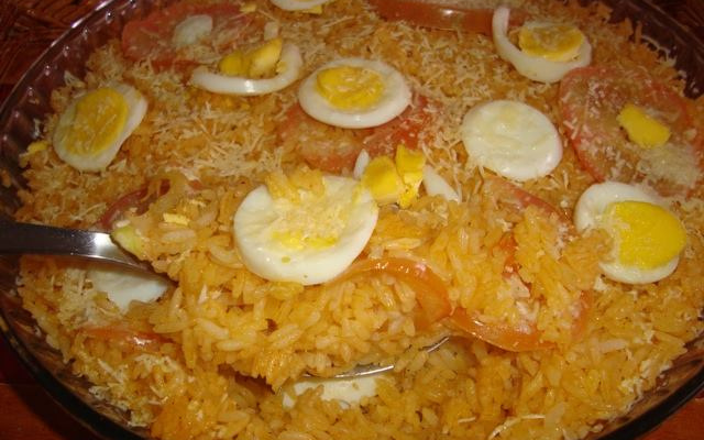 Arroz de forno diferente