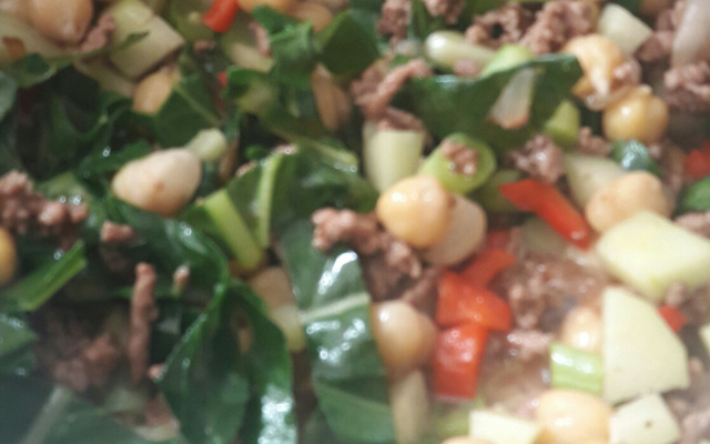 Cozido de carne moída à moda mato grossense