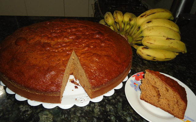Bolo de banana da vó Marieta