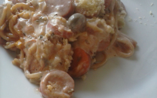 Macarronada de salsicha