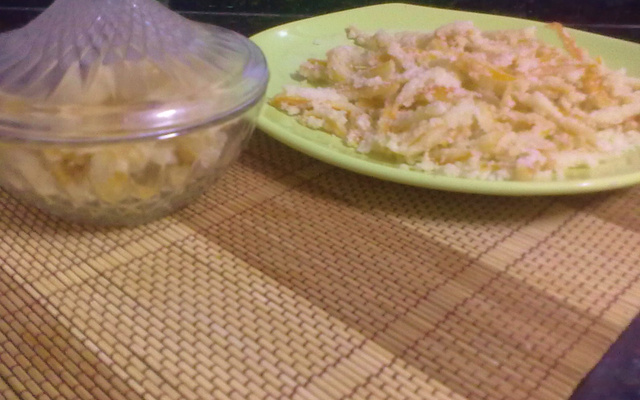 Casca de laranja açucarada