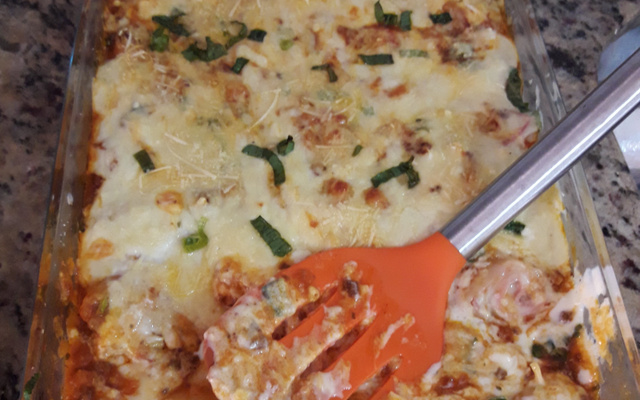 Rondeli presunto e mussarela