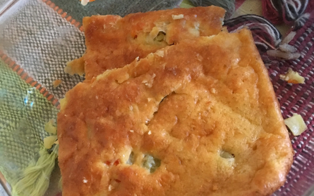 Bolo de legumes especial para vegetarianos