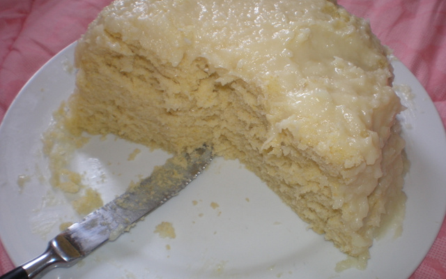 Bolo de fubá para microondas