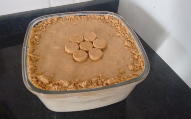 Pavê de paçoca delicioso