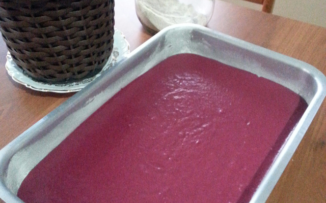 Bolo de beterraba integral