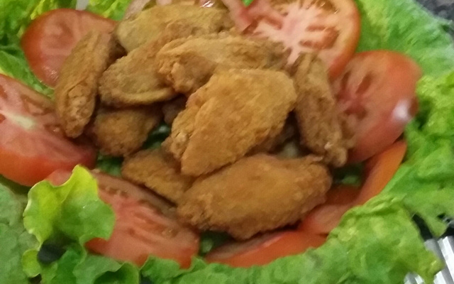 Frango frito crocante e sequinho