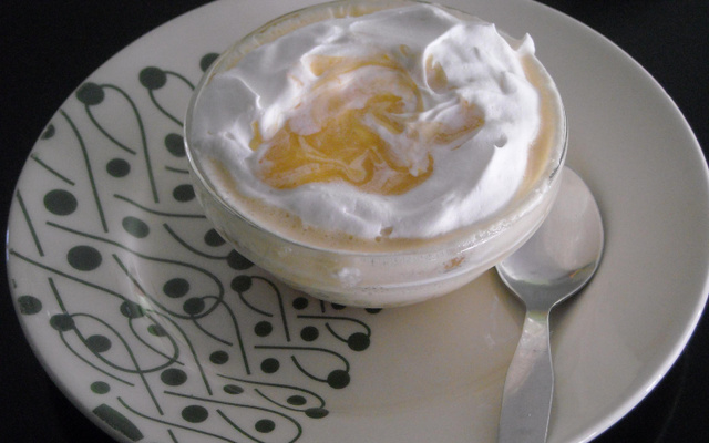 Delícia do céu em camadas