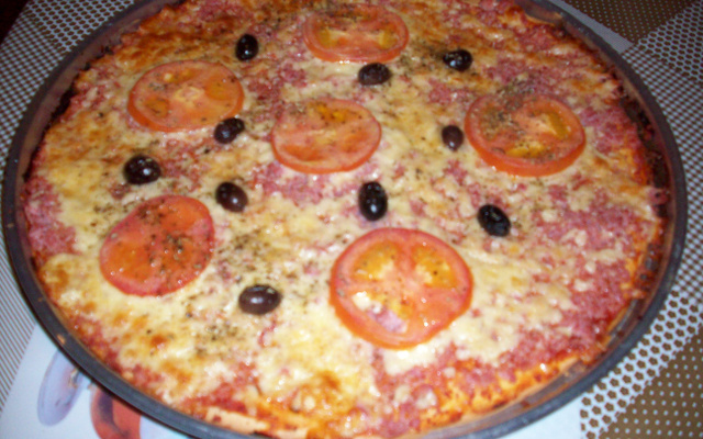 Pizza de liquidificador