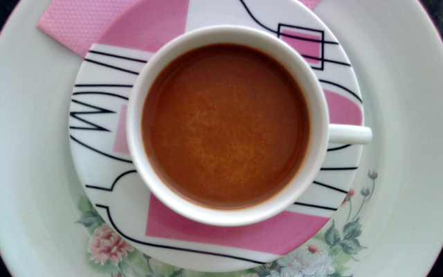 Chocolate quente saboroso