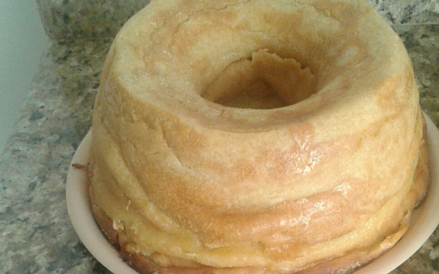 Bolo de leite de condensado de liquidificador