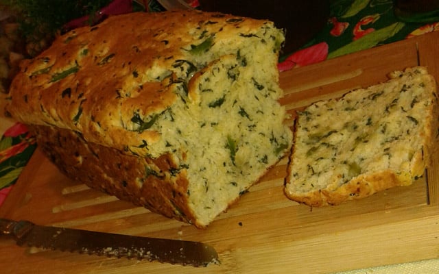 Pão de espinafre
