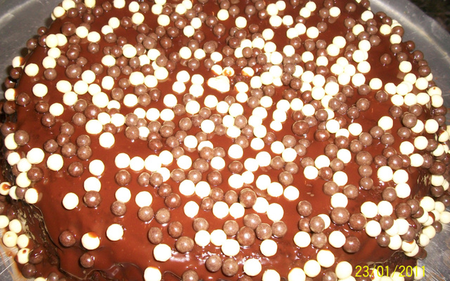 Bolo de chocolate de microondas