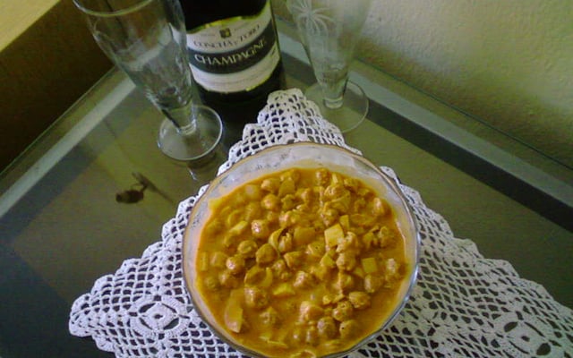 Estrogonofe de proteina de soja do Thiago