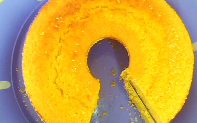 Bolo crocante de milharina