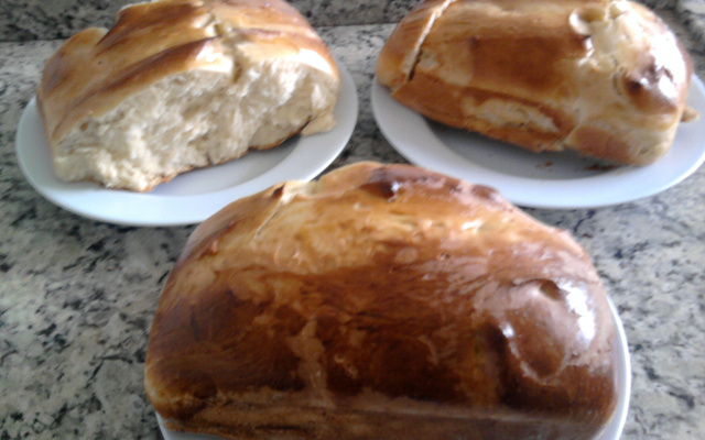 Pão caseiro da Dinda