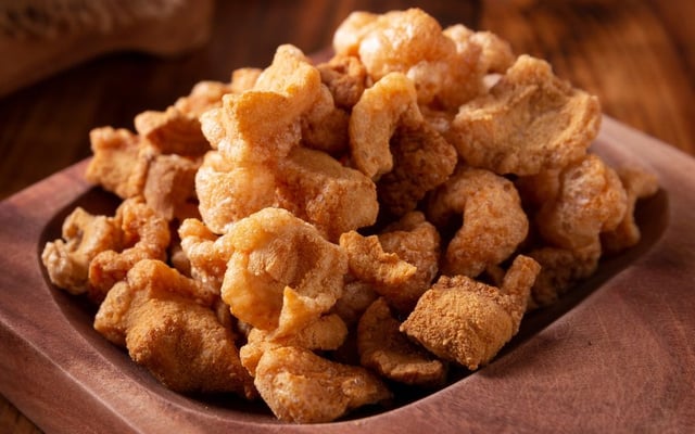 Torresmo crocante de panela de pressão