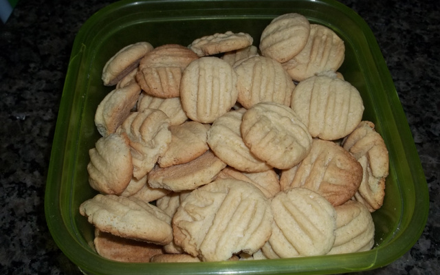 Biscoitos de coco com baunilha