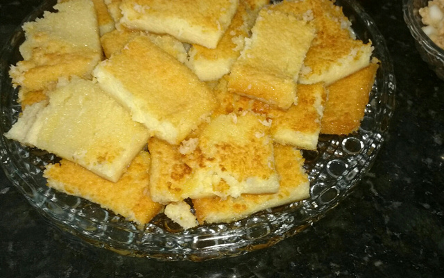 Torta de coco da vó Cecília