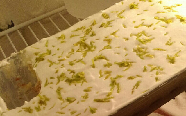 Pavê creme de limão