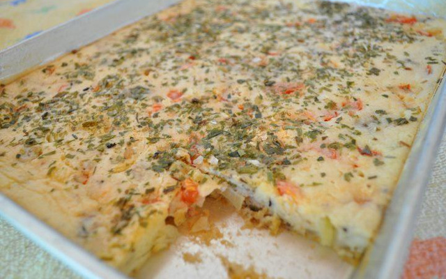 Torta de sardinha deliciosa